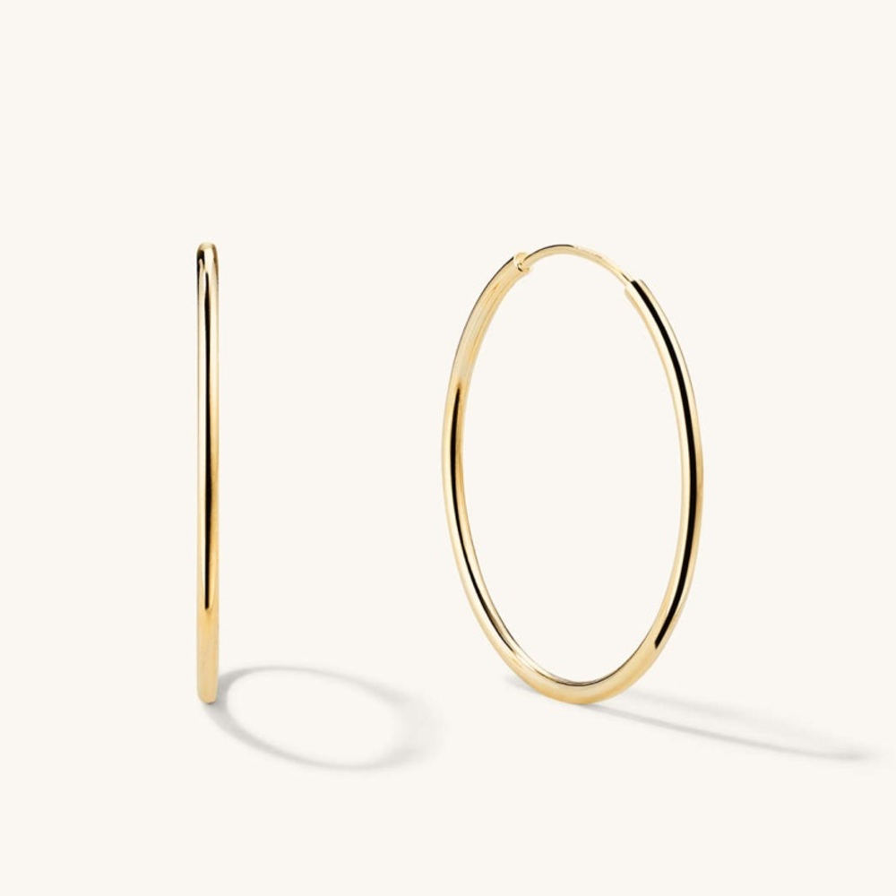 Mejuri Large Gold Hoops
